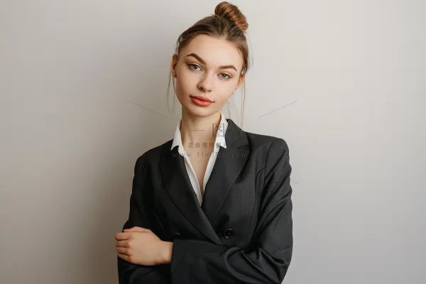 商务工作职业女性人像摄影图