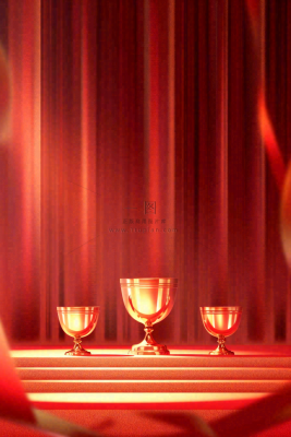 销量冠军销售红色大气奖杯背景 销量冠军销售红色大气奖杯背景