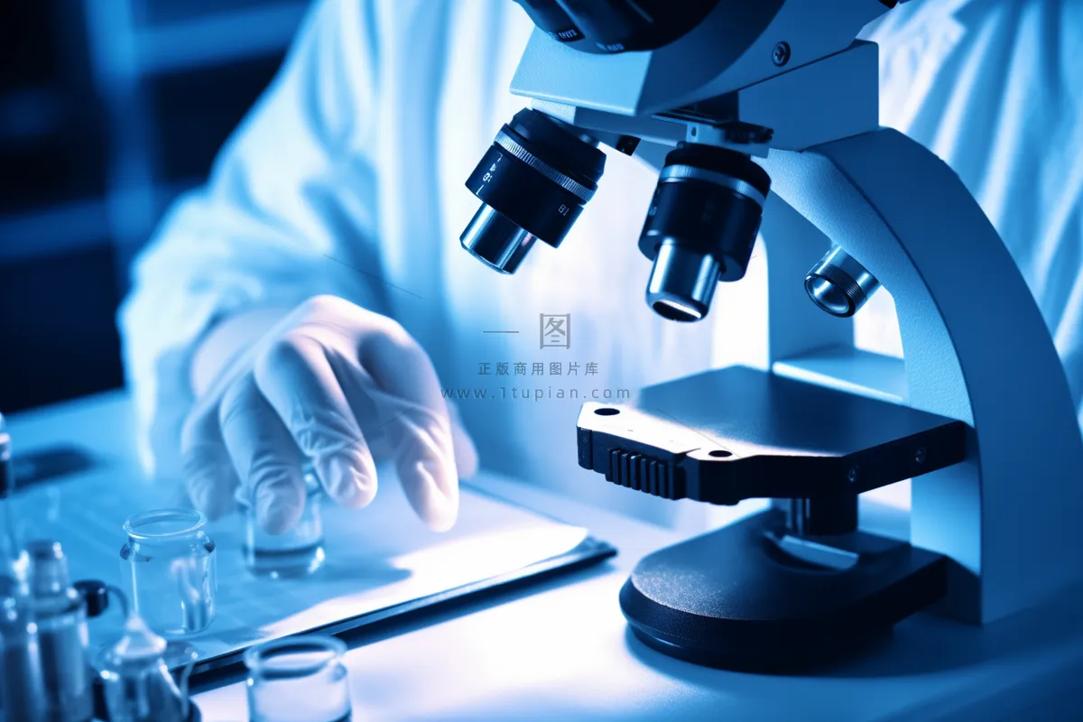 科研人员实验室器材科学医疗摄影图