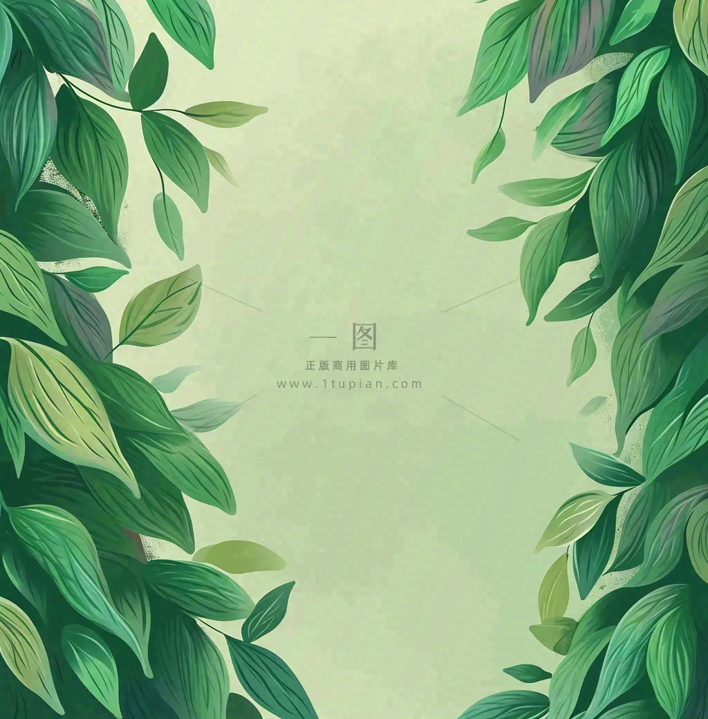 春天中国风的场景