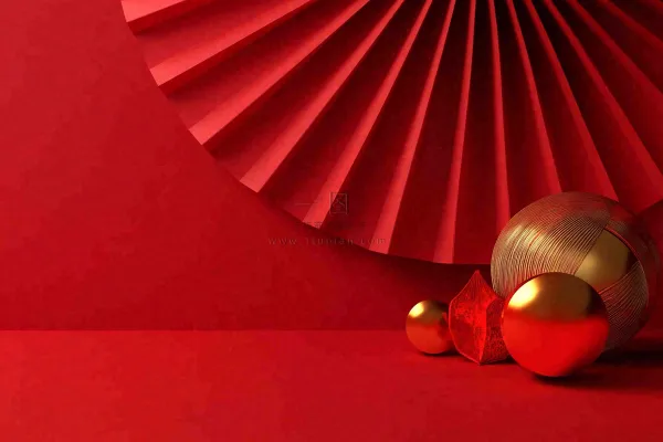 年货节促销电商背景