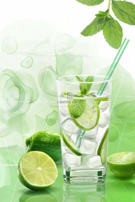 夏日饮品饮料清凉背景 夏日饮品饮料清凉背景