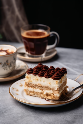 可可巧克力蛋糕水果蛋糕下午茶美食甜点摄影图 可可巧克力蛋糕水果蛋糕下午茶美食甜点摄影图