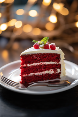 浆果树莓蛋糕水果蛋糕下午茶美食甜点摄影图