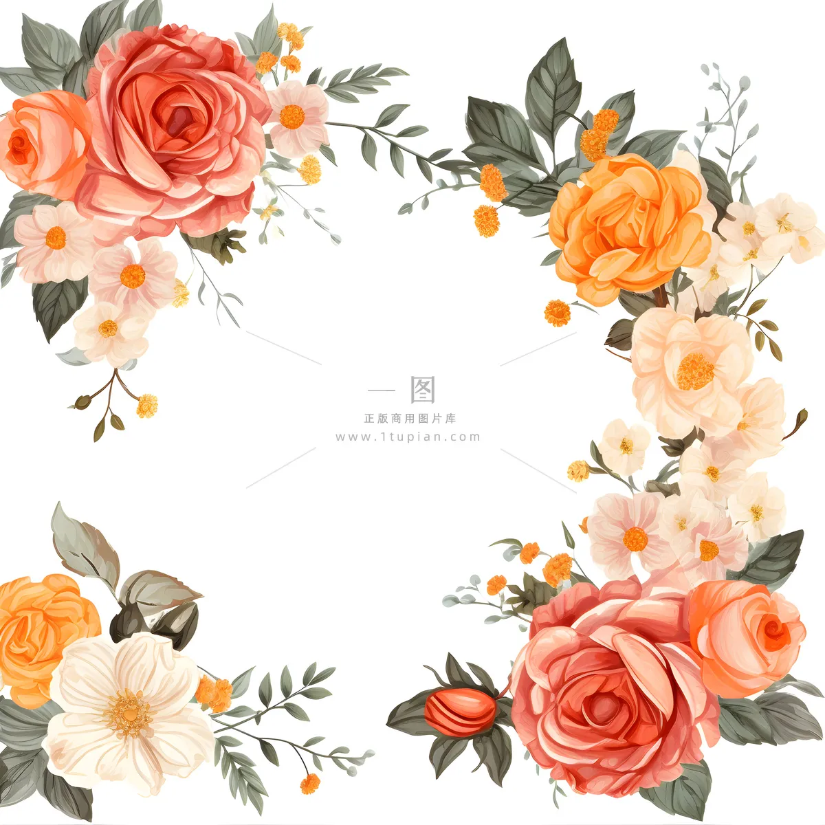 情人节520粉色爱心花浪漫海报素材背景