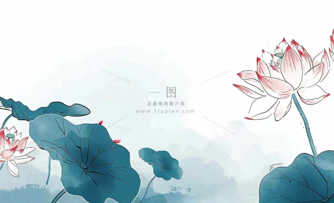 秋天插画风景处暑背景 秋天插画风景处暑背景