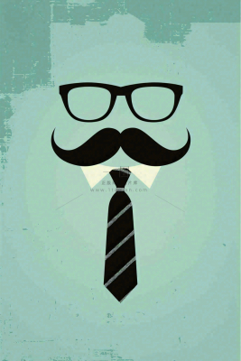 父亲节创意表情卡通男性插画背景 父亲节创意表情卡通男性插画背景