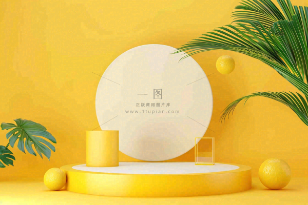 电商促销简约立体几何海报背景电商C4D展台背景 电商促销简约立体几何海报背景电商C4D展台背景