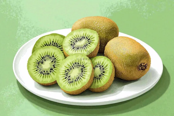 新鲜水果猕猴桃摄影图