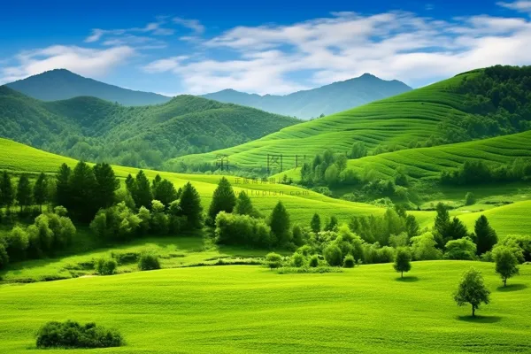 新疆春天草原风光大自然风景摄影图