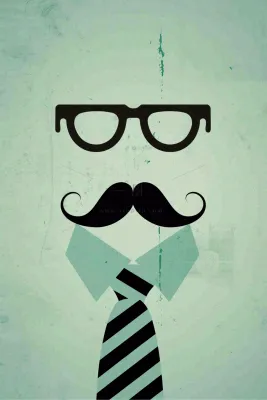 父亲节创意表情卡通男性插画背景 父亲节创意表情卡通男性插画背景