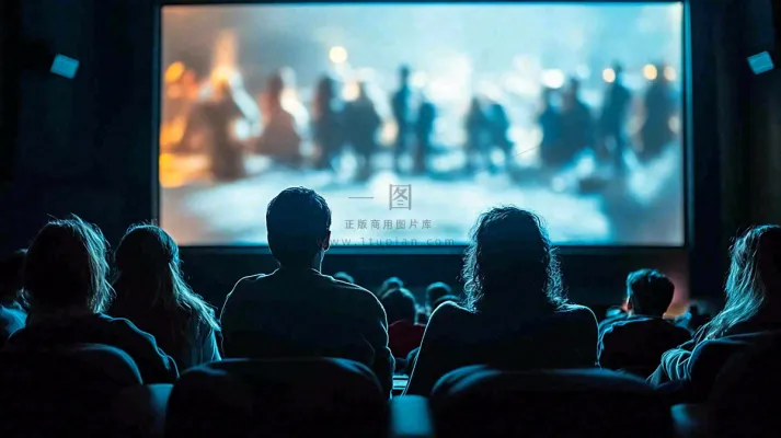 电影院观影的人观众摄影图 