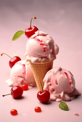 夏日冰淇淋清凉蛋筒甜点摄影图 夏日冰淇淋清凉蛋筒甜点摄影图