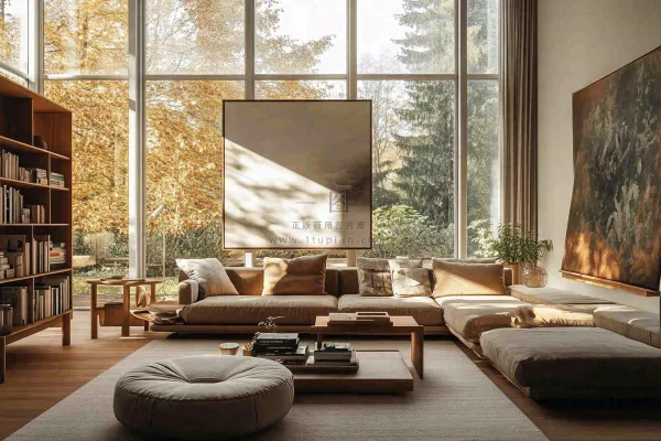 家装家居设计简约风室内装修摄影图