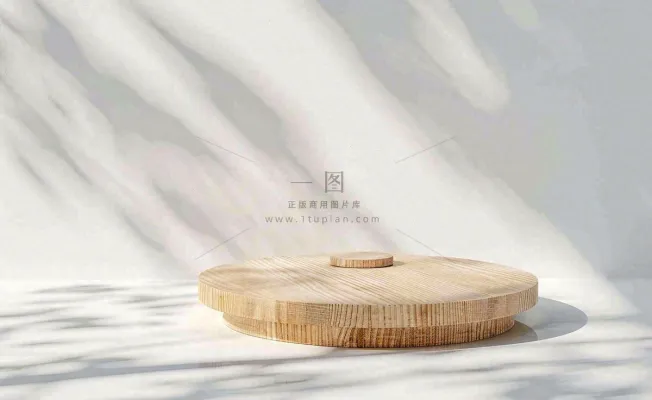 美妆护肤3d展台清新背景