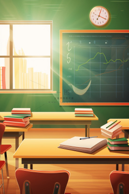 讲台教室黑板学校背景