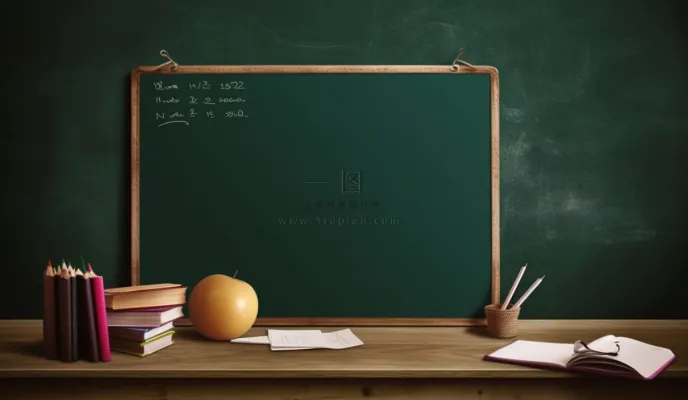 教师儿童上课黑板背景 教师儿童上课黑板背景