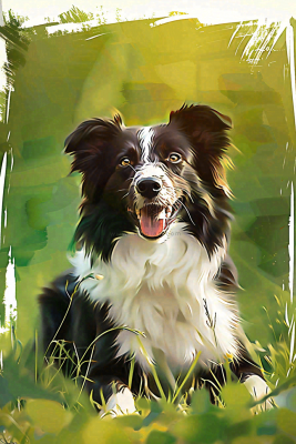 文明养狗宠物遛狗小区物业背景