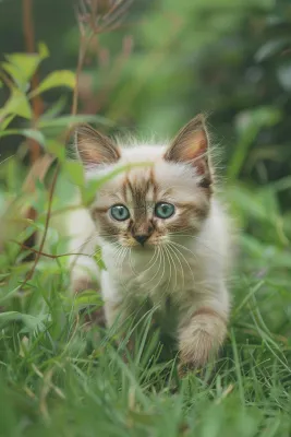 猫咪宠物猫可爱动物摄影图