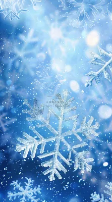 冬天寒冷白雪结冰大寒摄影图