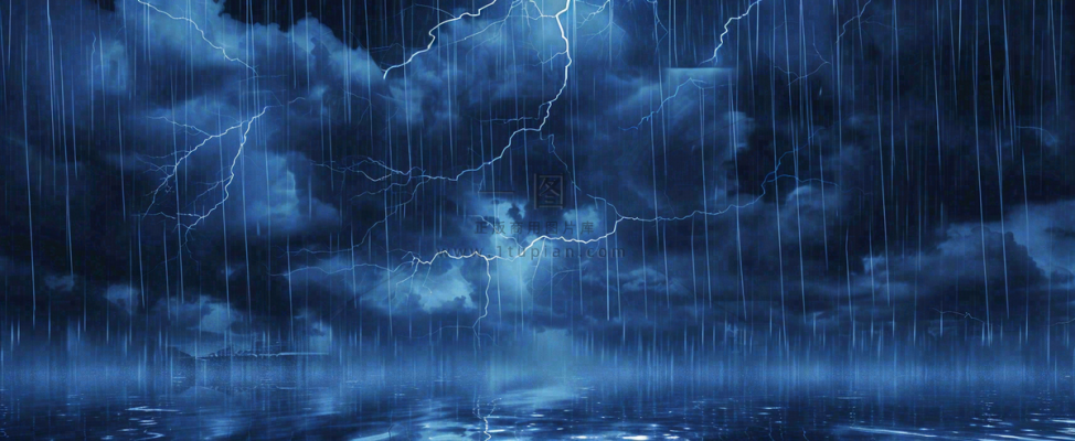 暴雨预警暴雪预警通知公告背景