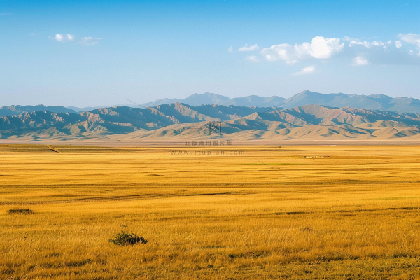 秋日草原丰收季摄影图