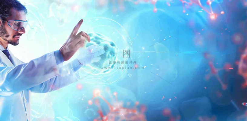 医生医疗健康人物介绍背景