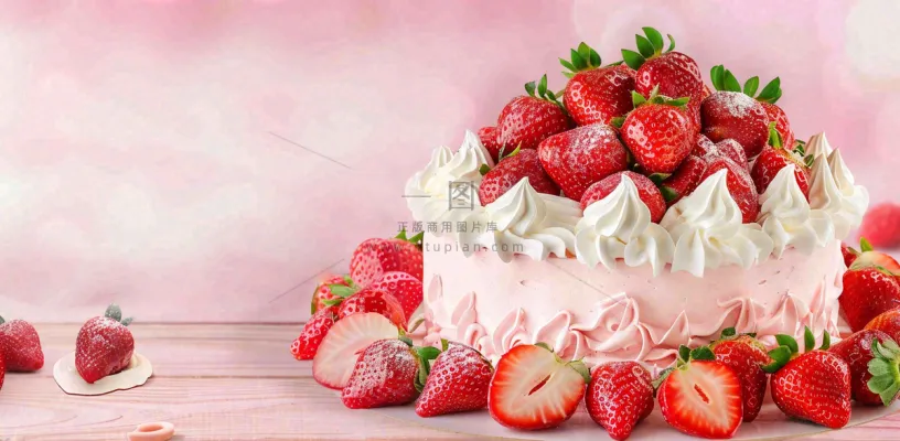 面包蛋糕甜点美食摄影图