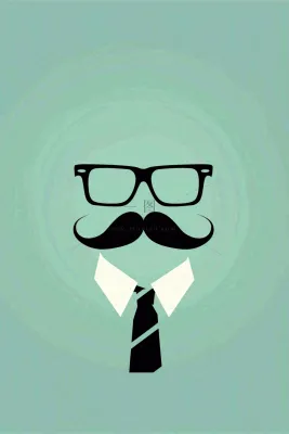 父亲节创意表情卡通男性插画背景 父亲节创意表情卡通男性插画背景