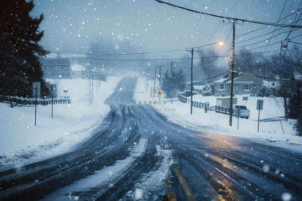 暴雪预警通知公告背景