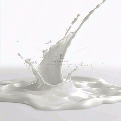 白色的牛奶飞溅摄影图