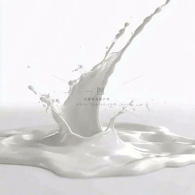 白色的牛奶飞溅摄影图