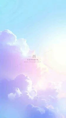 自然紫蓝色天空云层云彩漂浮浪漫阳光摄影