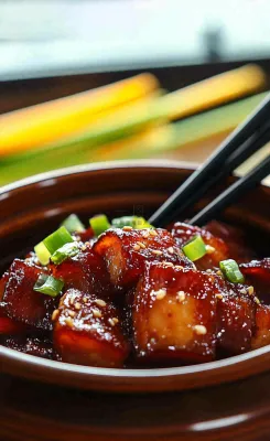 红烧肉东坡肉美食摄影图