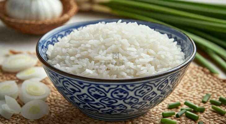 白米饭主食粮食食物摄影图