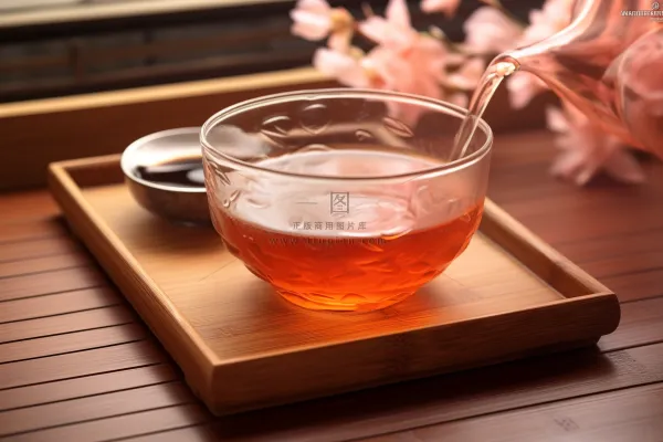 红茶茶文化精美茶具摄影图