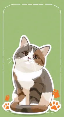 宠物常识宠物攻略猫狗卡通插画背景