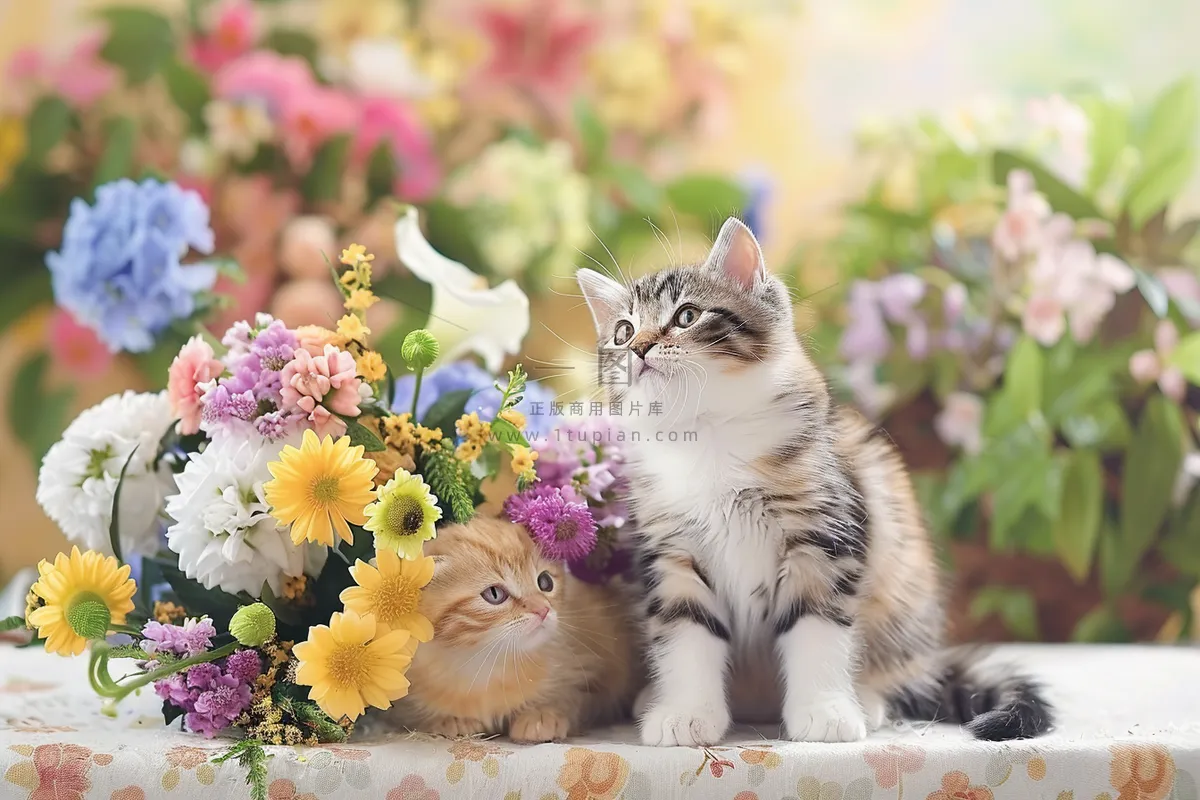 猫咪宠物猫可爱动物摄影图