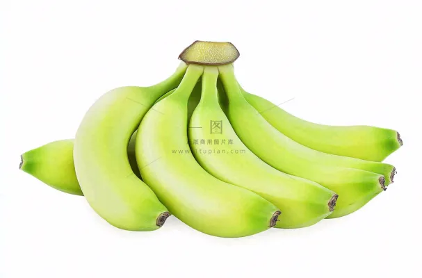 黄香蕉水果成熟摄影图