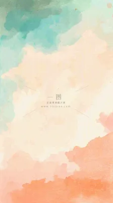 水墨泼墨粉色绿色渐变纹理背景