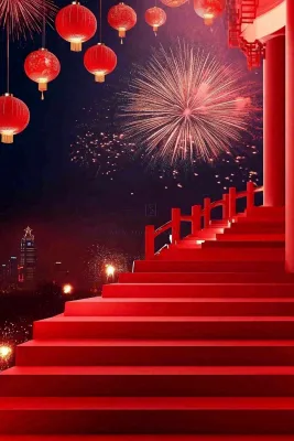 年货节促销电商背景 年货节促销电商背景