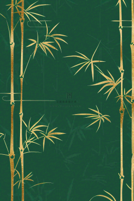 端午佳节竹子插画中国风绿色清雅静背景 端午佳节竹子插画中国风绿色清雅静背景