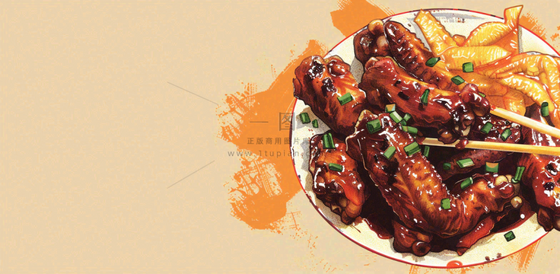 中餐美食食物背景