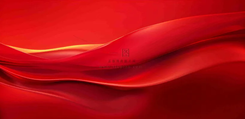 深红色丝绸纹理背景