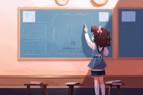 课室学习黑板儿童粉笔写字背景 课室学习黑板儿童粉笔写字背景