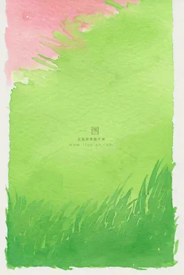 清新绿色纸张泼墨水墨纹理 清新绿色纸张泼墨水墨纹理