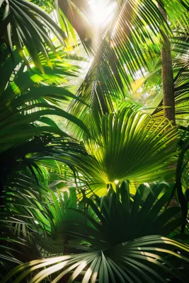 山林森林绿色大自然风景摄影图