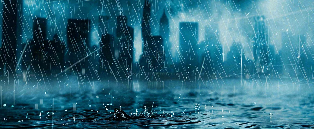 暴雨预警暴雪预警通知公告背景