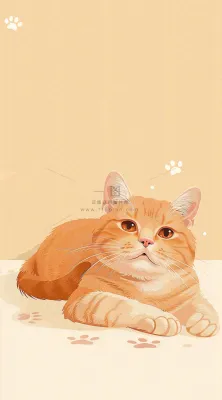 猫狗宠物店宣传卡通插画背景