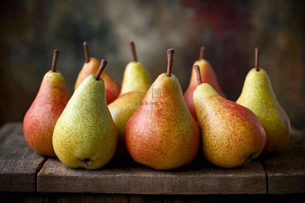 新鲜水果梨子摄影图
